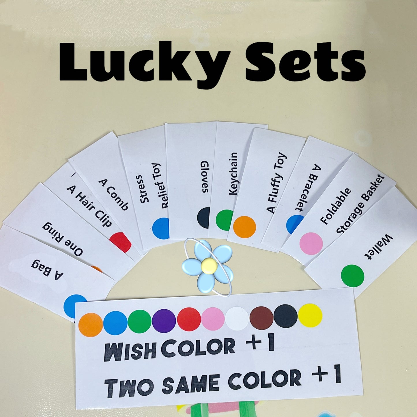 【NO.1】-Lucky Card Stationery Daily life Products -open in live
