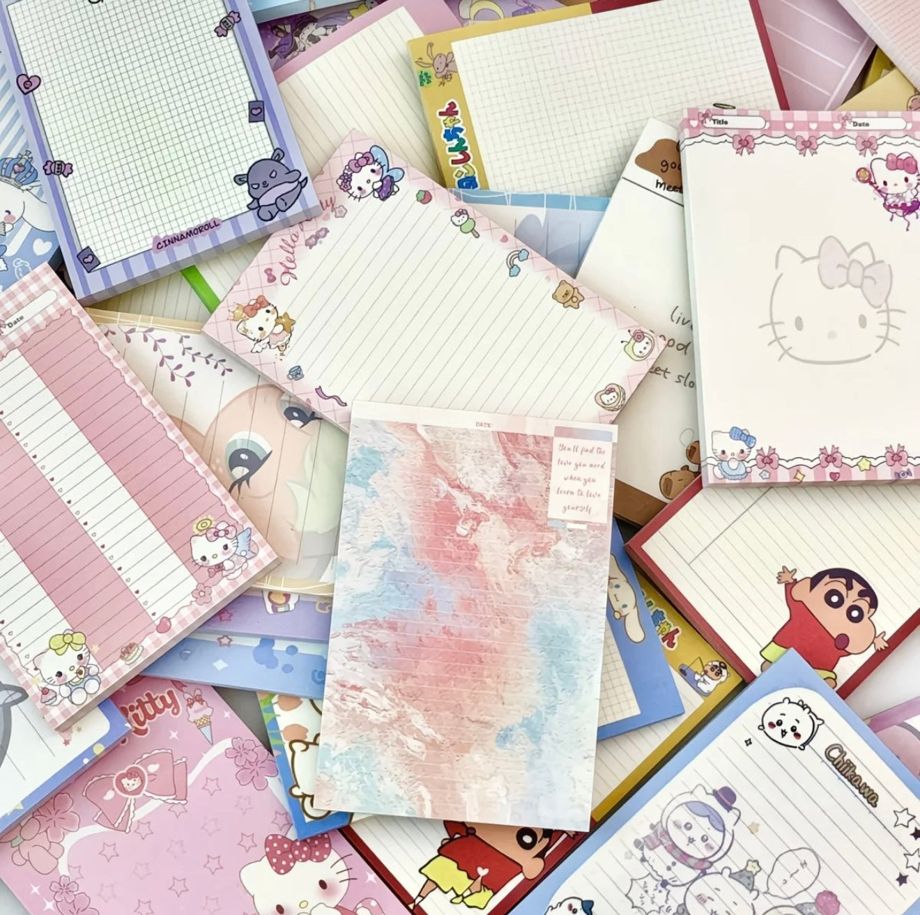 【NO.2】- A7 Notepad Memo Pad (approx. 3.1 × 4.7 in)around 50sheets