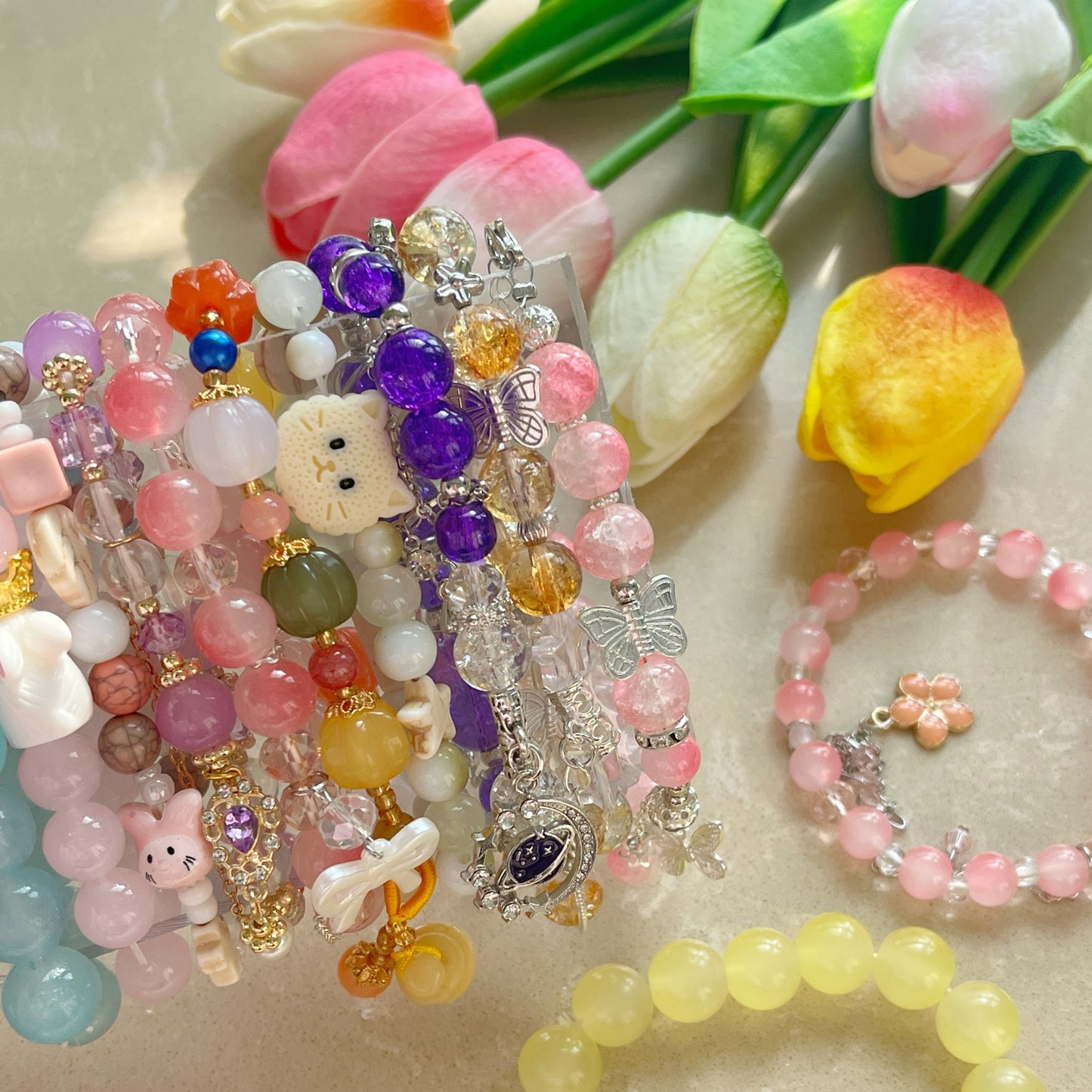 【NO.3】-Lucky Bags with Bracelets/Figures-open in live