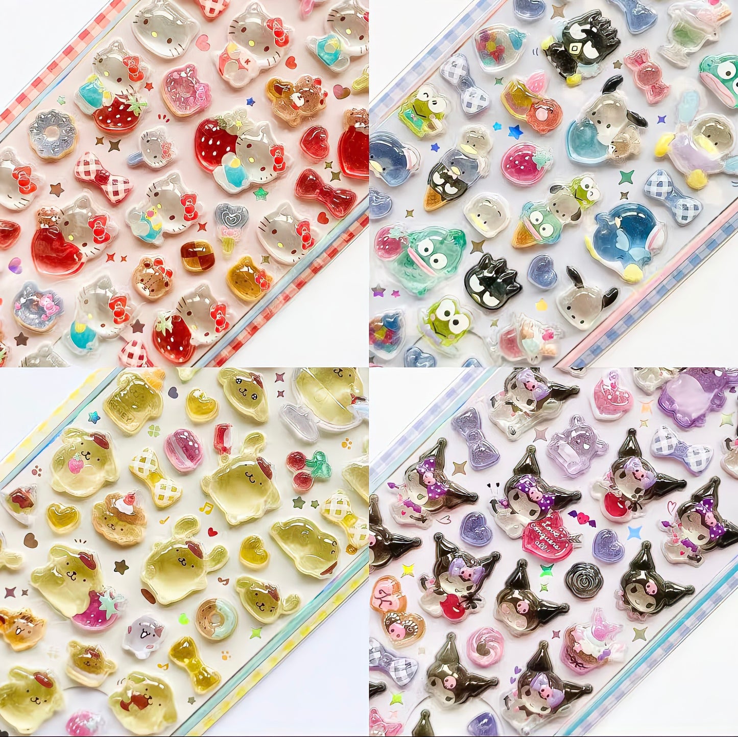 【NO.7】- Diy Stickers pair up （approx. 3.7 × 7.8 in）