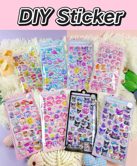 【NO.7】- Diy Stickers pair up （approx. 3.7 × 7.8 in）