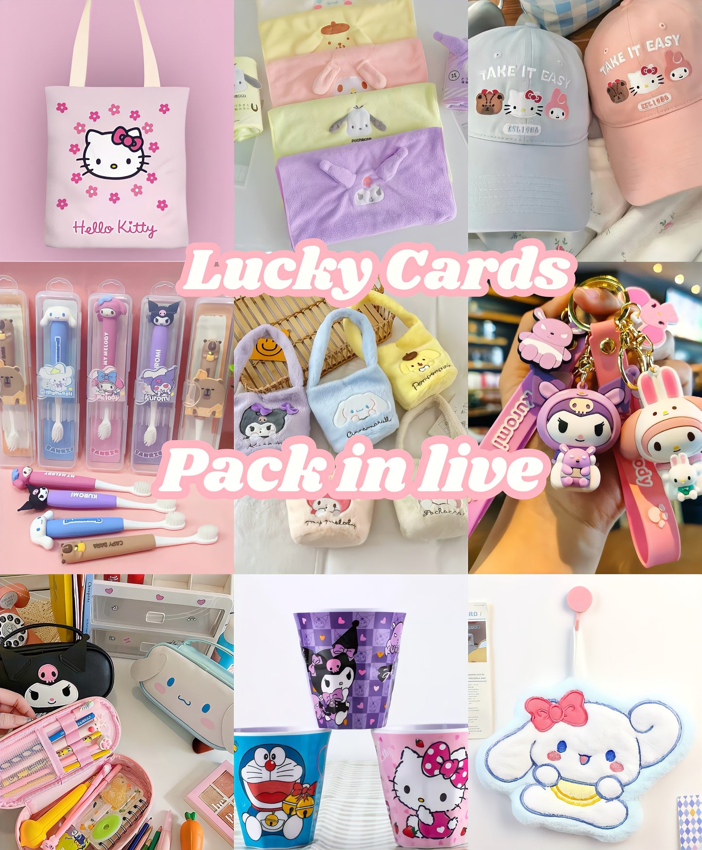 【NO.1】-Lucky Card  Stationery Daily life Products  -open in live