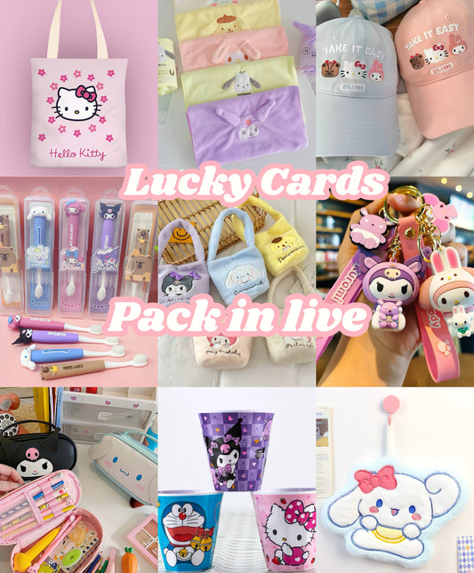 【NO.1】-Lucky Card  Stationery Daily life Products  -open in live