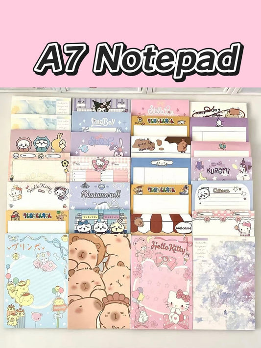 【NO.2】- A7 Notepad Memo Pad （approx. 3.1 × 4.7 in）around 50sheets