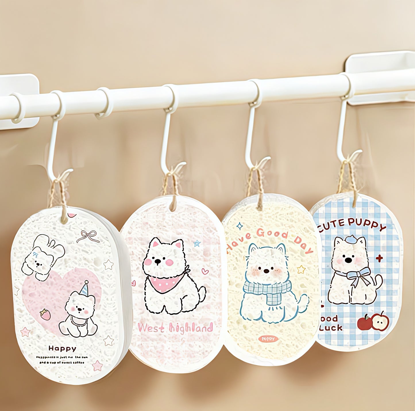 【NO.9】- Kitchen Sponges - natural wood pulp, oil-proof, quick-dry& antibacterial